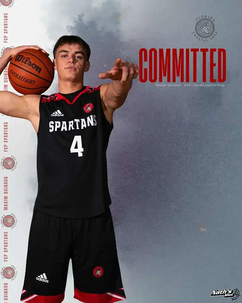 Maxim Quinaud - Placement Florida Coastal Prep - Nath's Shot Maxim Quinaud basketteur français placé en Floride par Nath's Shot